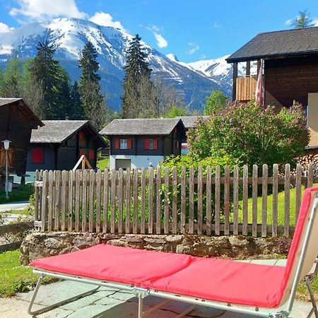 Heimeliges Walliserhaus Fiesch Eksteriør billede
